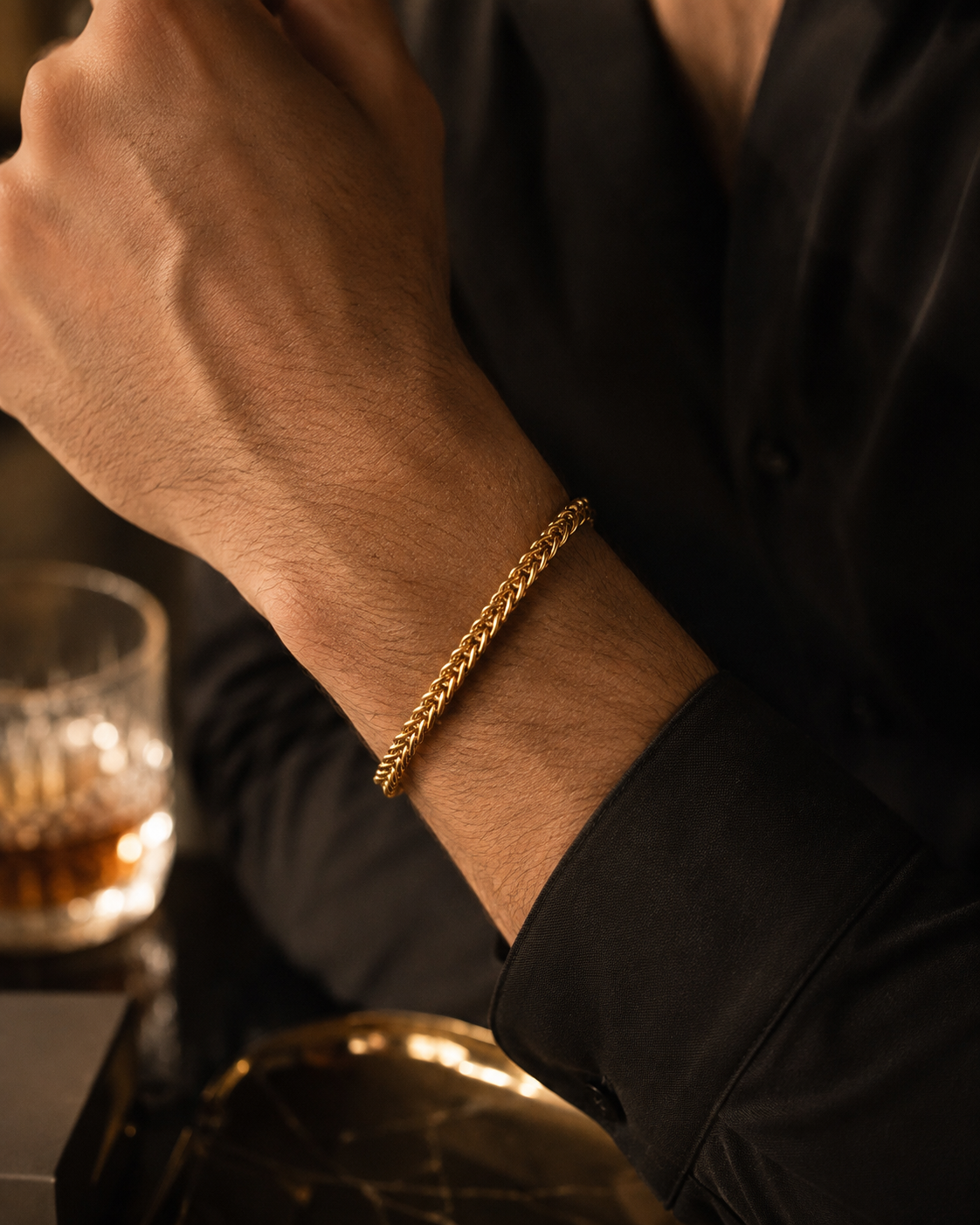 Gold Plated Chain Bracelet