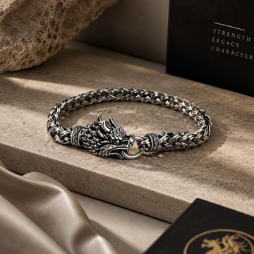 Dragon Forge Silver Bracelet