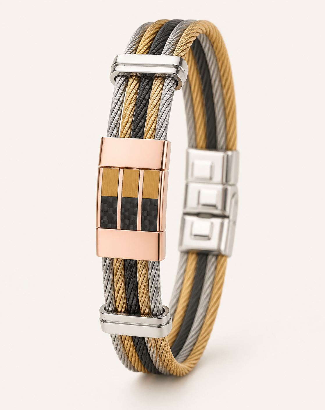 Multicolor Cable Bracelet for Men