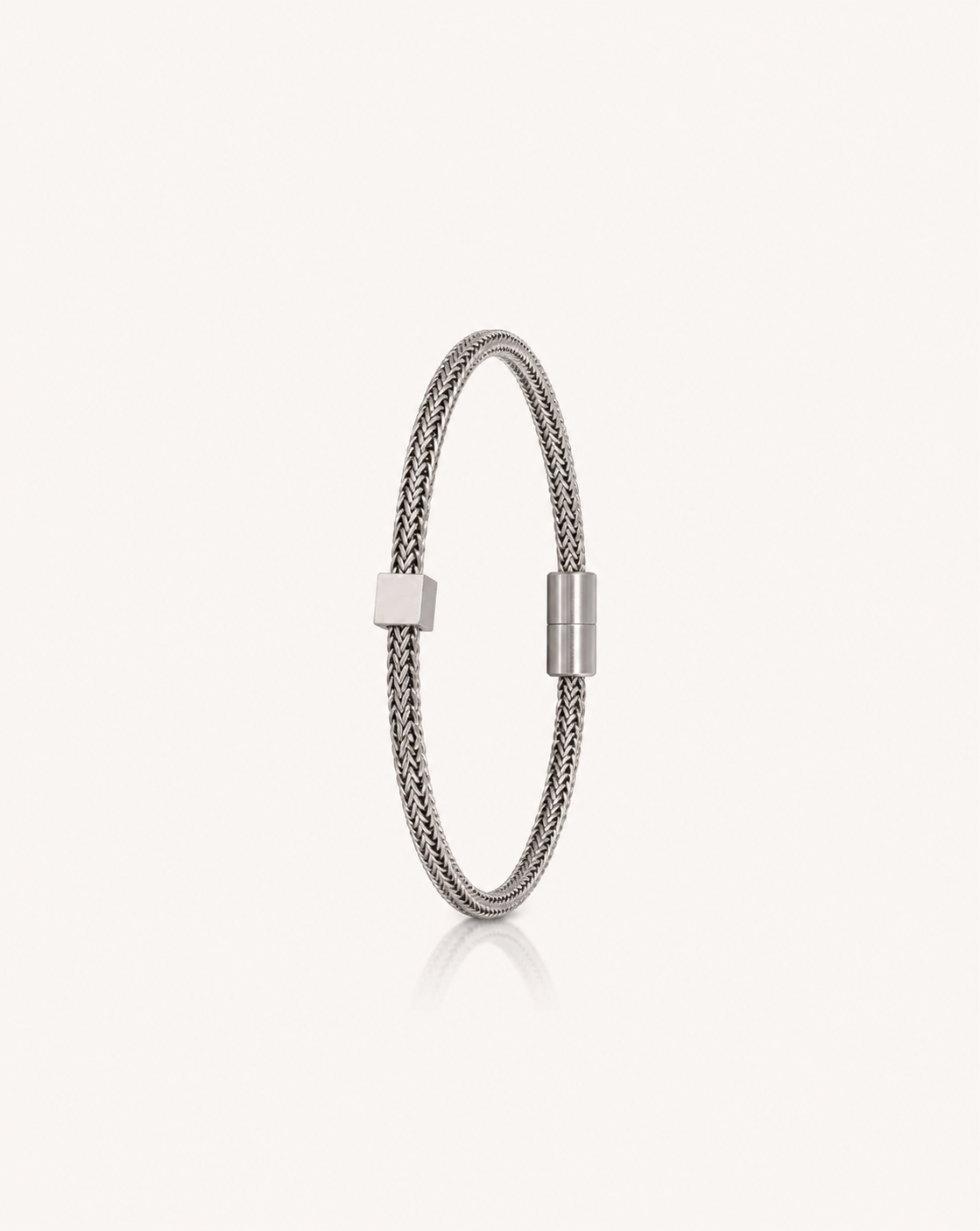 Silver Braided Bracelet