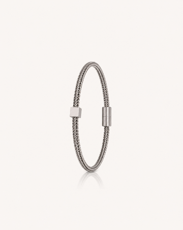 Silver Braided Bracelet