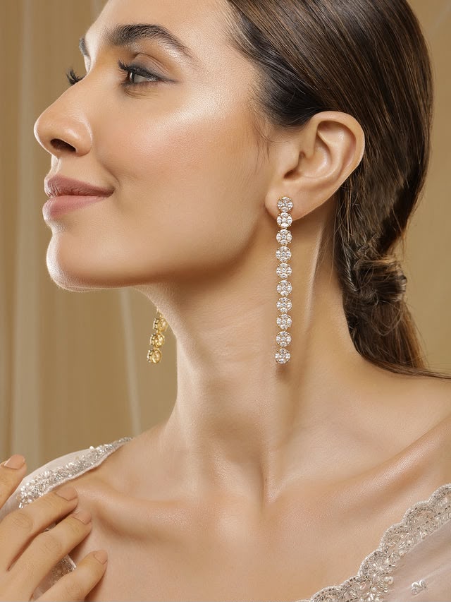 American Diamond Zirconia Danglers