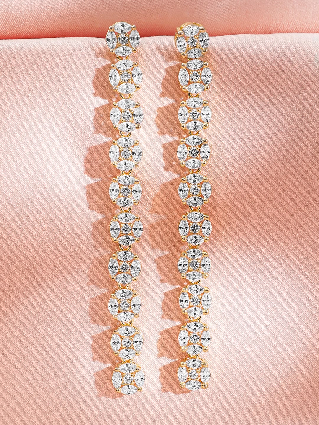 American Diamond Zirconia Danglers
