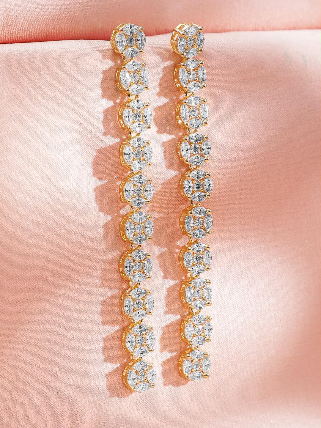 American Diamond Zirconia Danglers