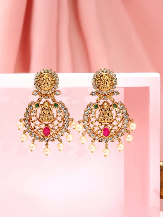 Divine Temple Drop Earrings