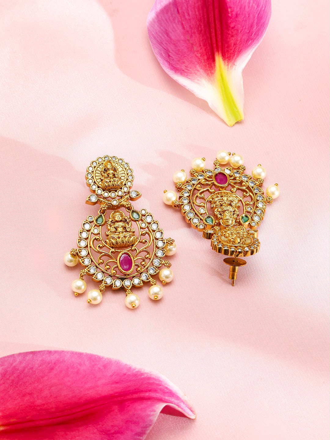 Divine Temple Drop Earrings