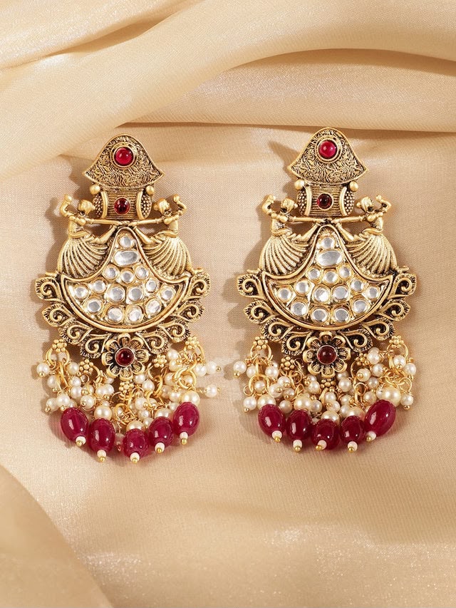 Red Aura Earrings
