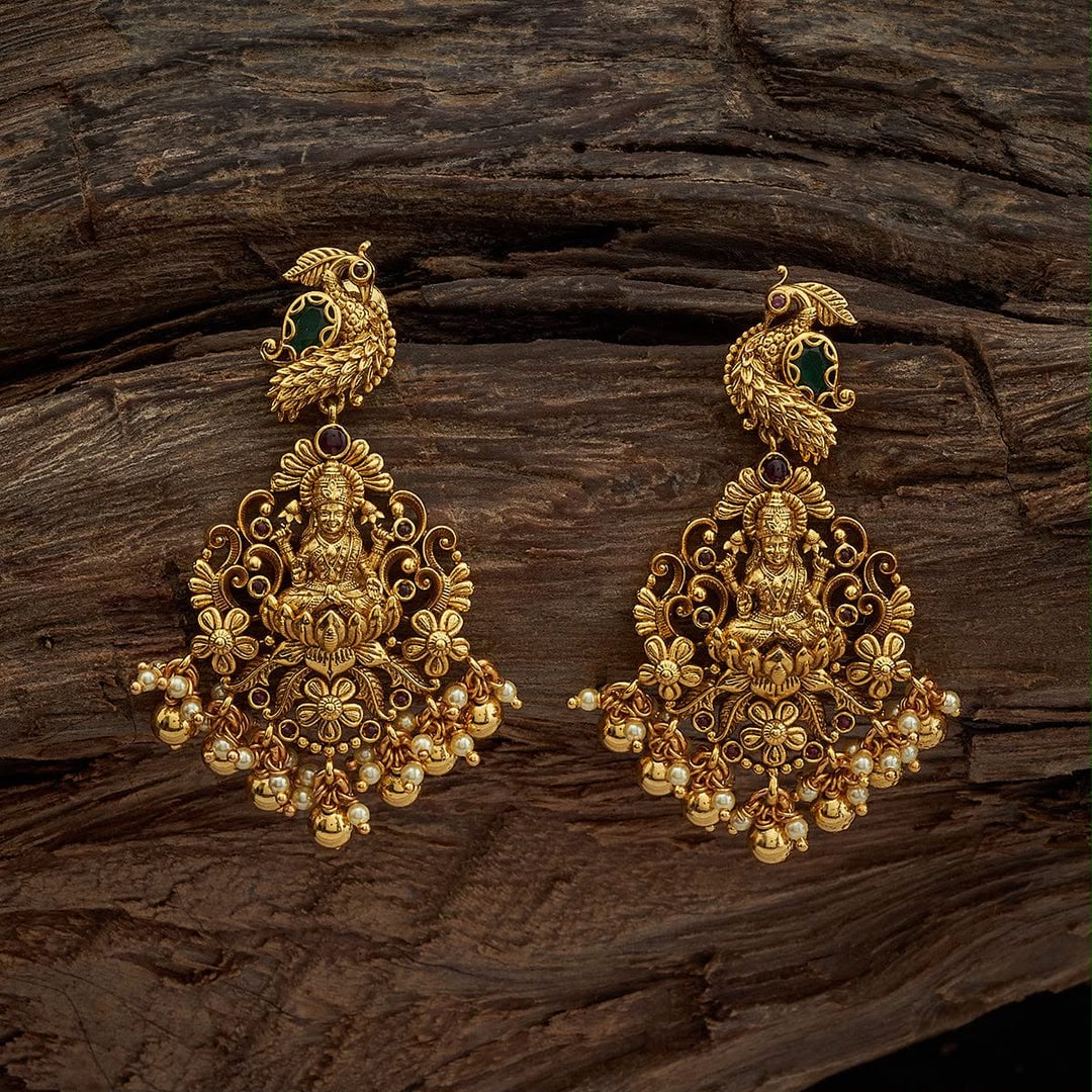 Silver Temple Earring