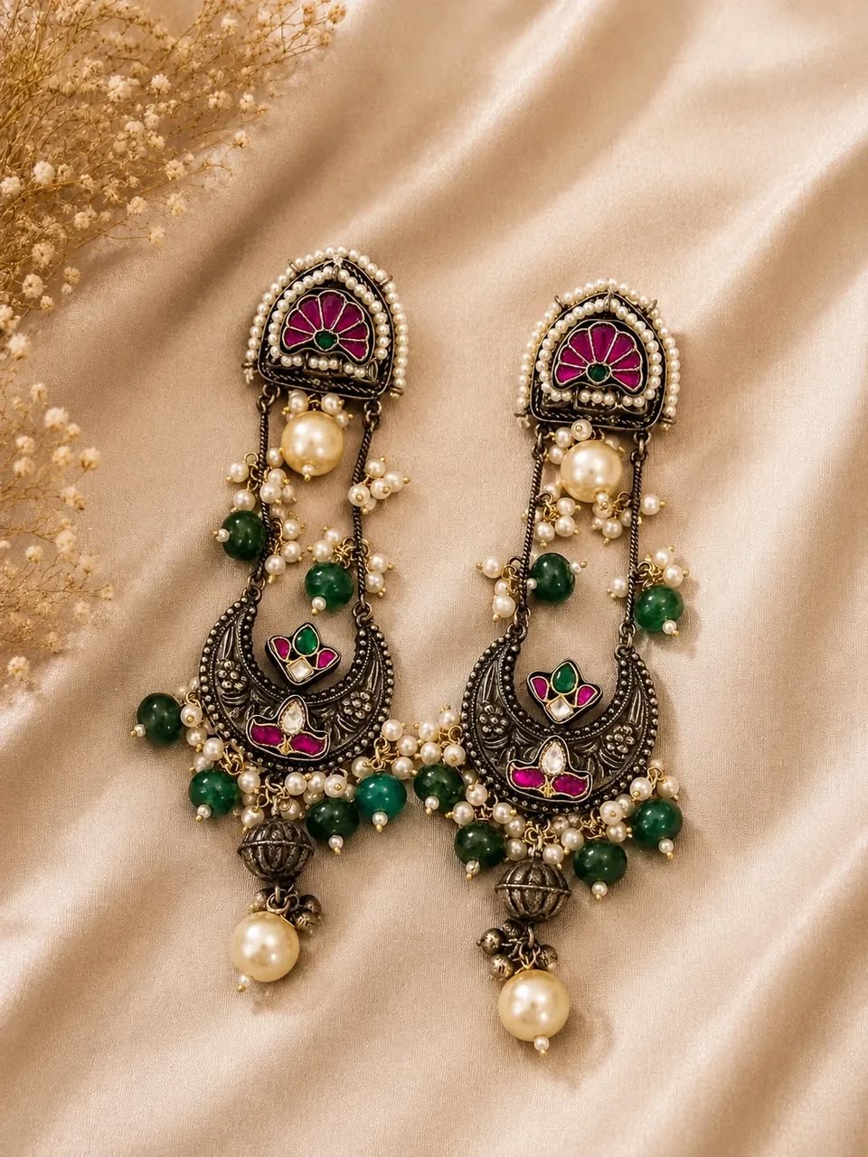 The Pearl Heritage Chandbali Earrings