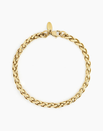 Wheat Chain 5 MM Men's Bracelet