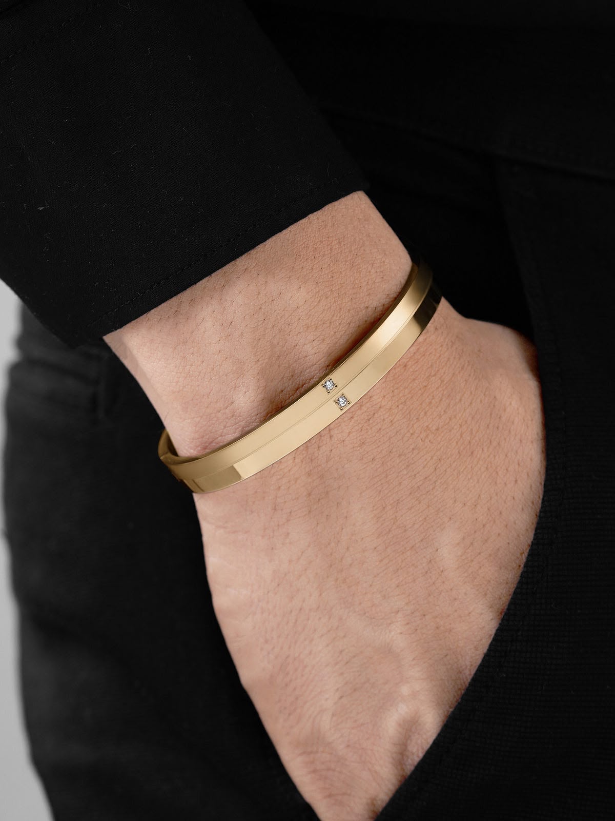18K Gold Plated Men's Kada