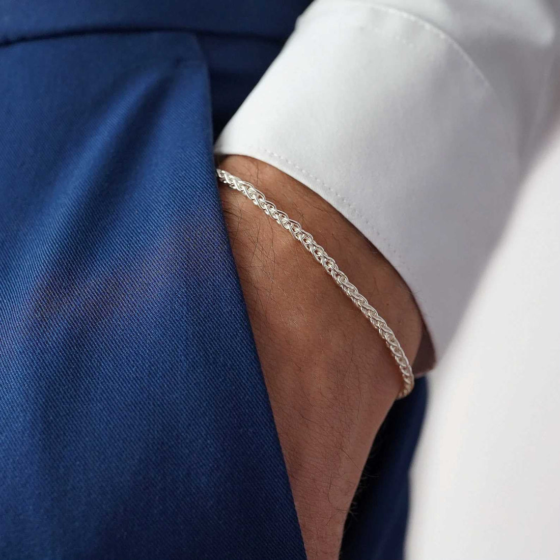 Silver Rope Bracelets