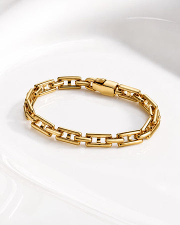 Timeless Gold Link Chain Bracelet – Classic Luxe Edition