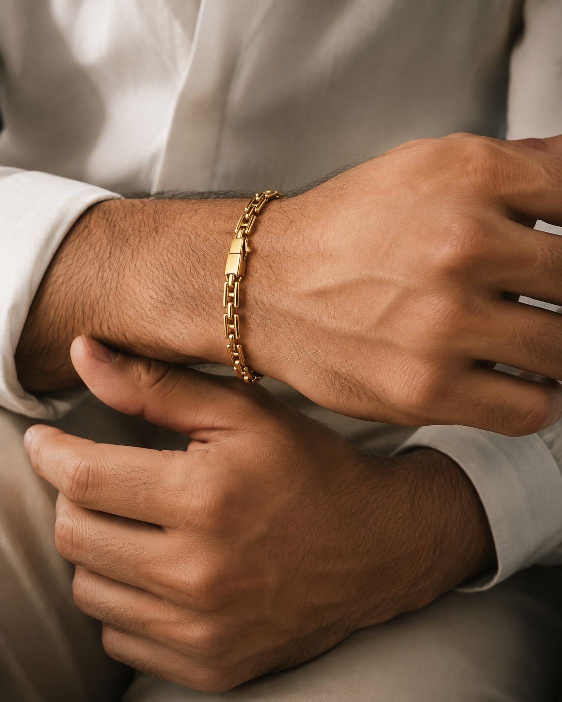 Timeless Gold Link Chain Bracelet – Classic Luxe Edition