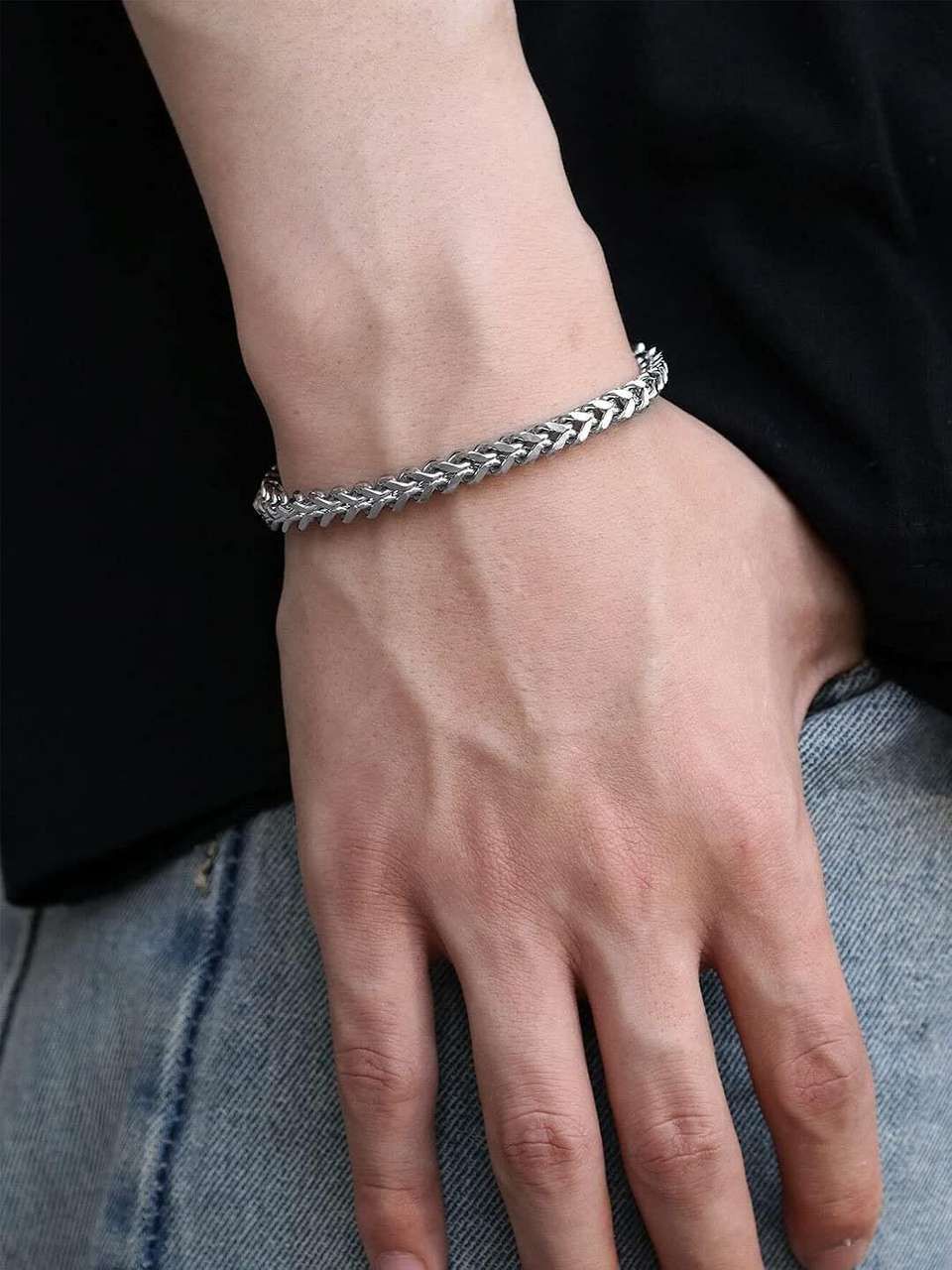 Classic Silver Cuban Link Bracelet