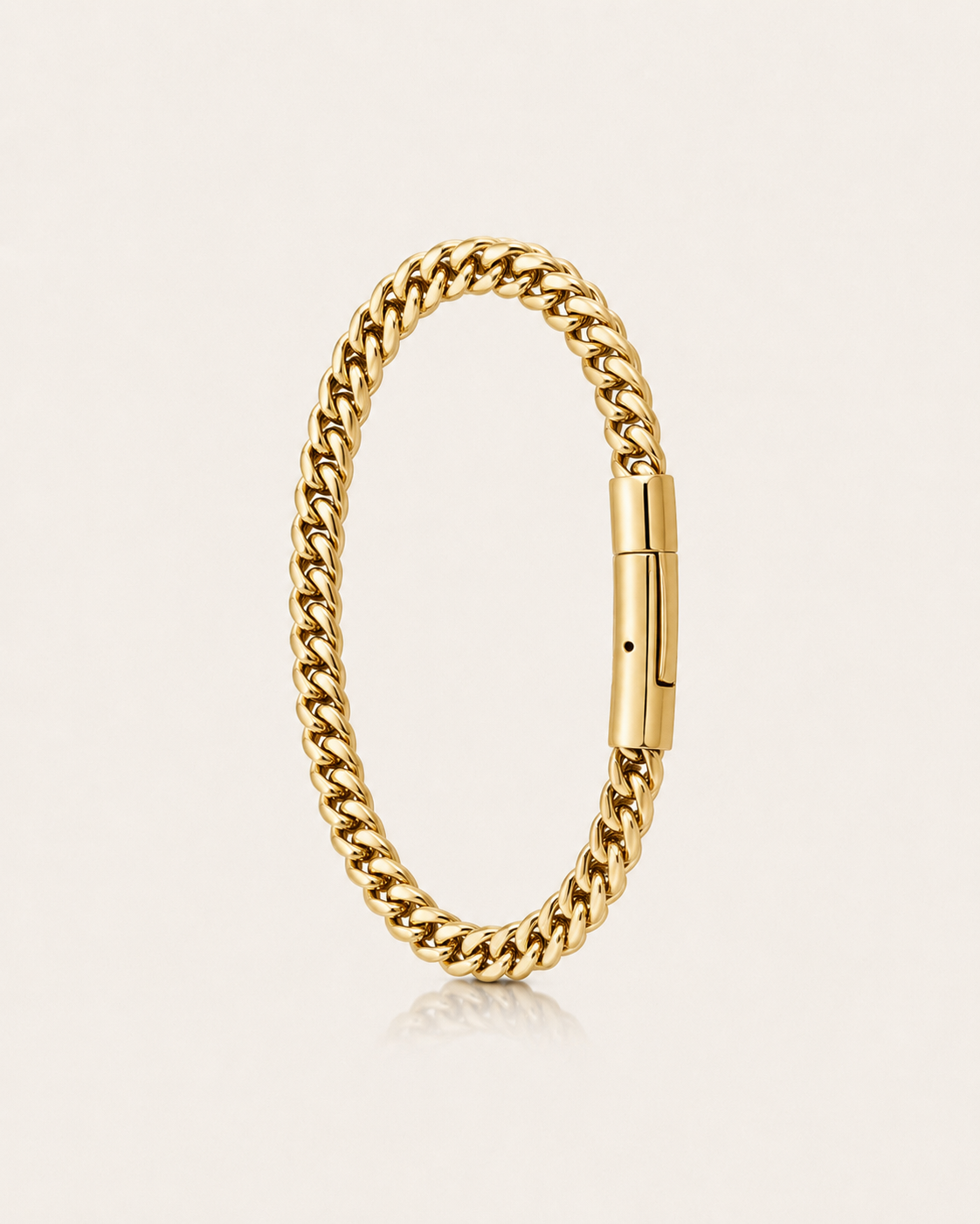 Classic Braided Gold Chain Bracelet